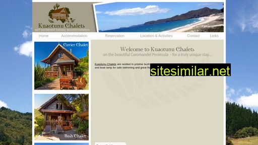 Kuaotunu-chalets similar sites