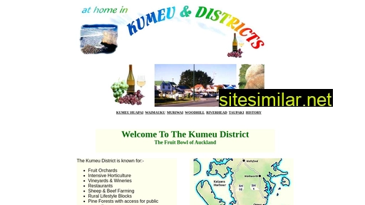 kumeudistrict.co.nz alternative sites
