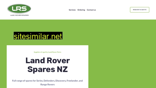 landroverspares.co.nz alternative sites