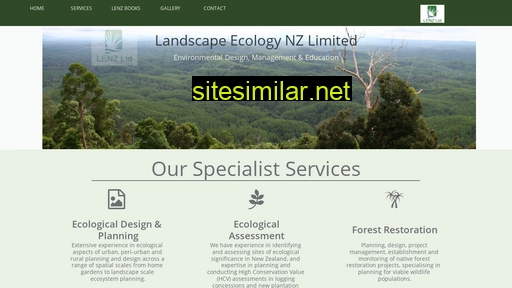 landscapeecology.co.nz alternative sites