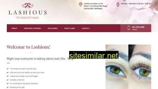lashious.co.nz alternative sites
