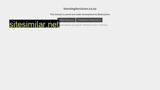 learningforvision.co.nz alternative sites