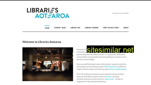 librariesaotearoa.org.nz alternative sites