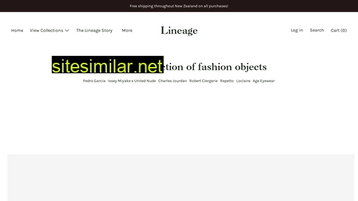 lineage.co.nz alternative sites