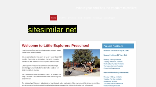 Littleexplorerspreschool similar sites