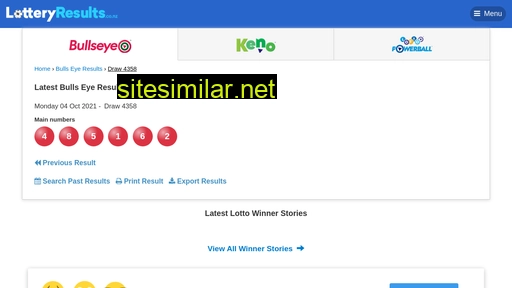 lotteryresults.co.nz alternative sites