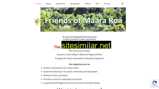 maararoa.org.nz alternative sites