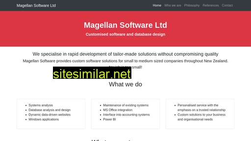 magellan.net.nz alternative sites