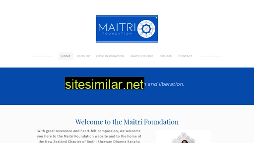maitrifoundation.org.nz alternative sites