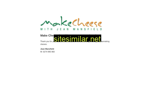 makecheese.co.nz alternative sites