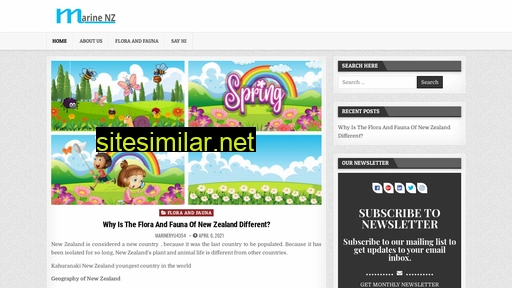 marinenz.org.nz alternative sites