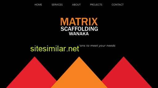 Matrixscaffolding similar sites