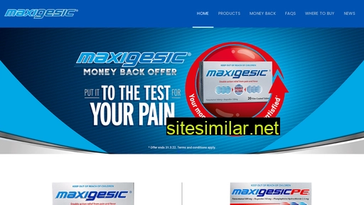 maxigesic.co.nz alternative sites