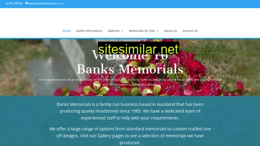 memorials.co.nz alternative sites