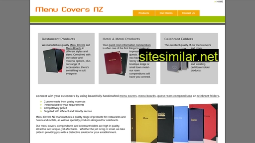 menucovers.co.nz alternative sites