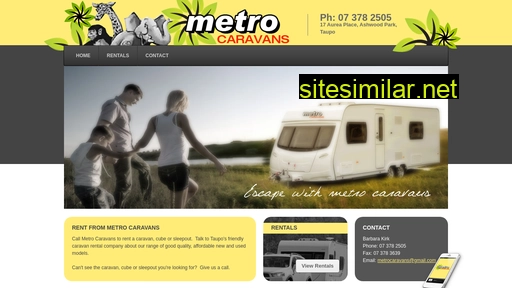 metrocaravans.co.nz alternative sites