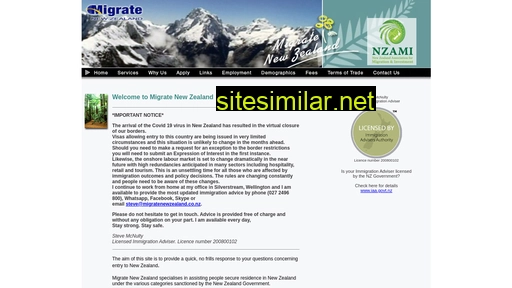 migratenewzealand.co.nz alternative sites