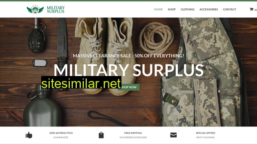 militarysurplus.co.nz alternative sites
