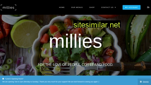 milliescafe.co.nz alternative sites