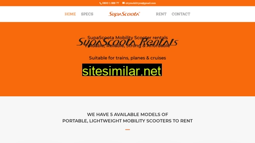 mobilityscooterrentals.co.nz alternative sites