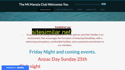 mtmanaiaclub.co.nz alternative sites