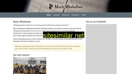 musicwhakatane.nz alternative sites