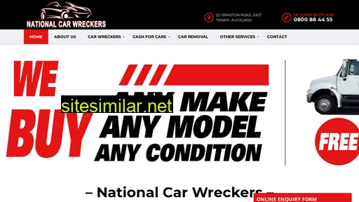 nationalcarwreckers.co.nz alternative sites
