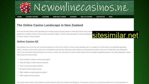 newonlinecasinos.nz alternative sites