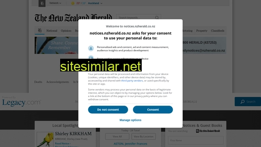 notices.nzherald.co.nz alternative sites