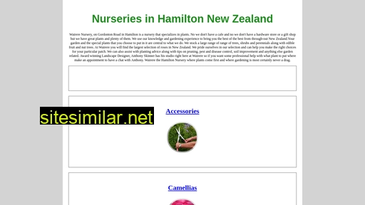 Nurseries-hamilton similar sites