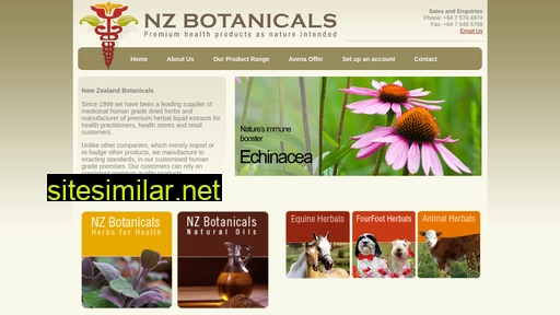 nzbotanicals.co.nz alternative sites