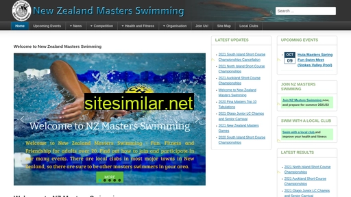 nzmastersswimming.org.nz alternative sites