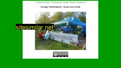 Occupychristchurch similar sites
