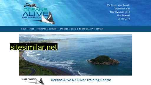 oceansalive.co.nz alternative sites