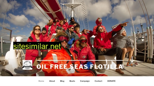 oilfreeseasflotilla.org.nz alternative sites