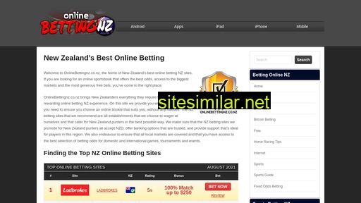 onlinebettingnz.co.nz alternative sites