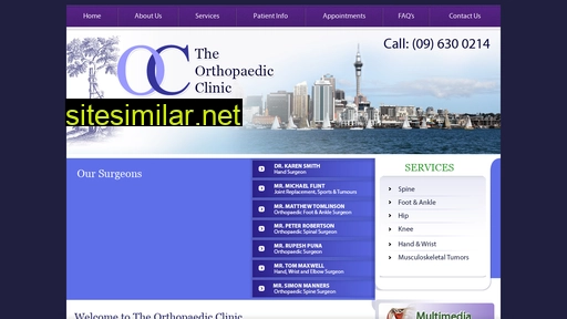 orthoclinic.co.nz alternative sites