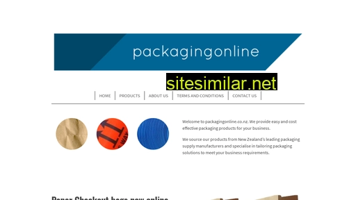 packagingonline.co.nz alternative sites