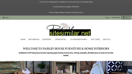 paisleyhouse.co.nz alternative sites