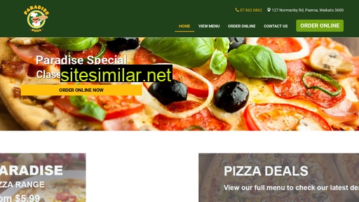 paradisepizza.co.nz alternative sites