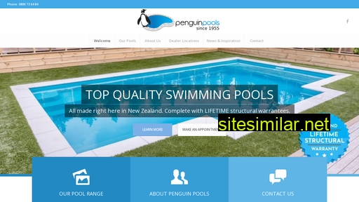 penguinpools.co.nz alternative sites