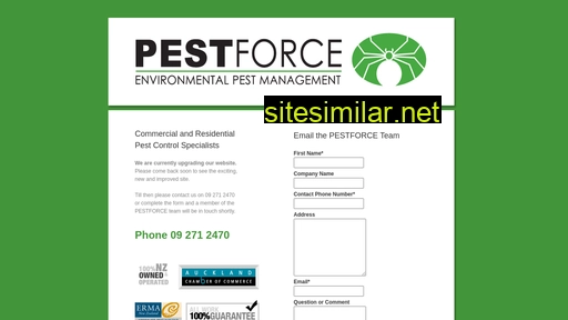 pestforce.co.nz alternative sites