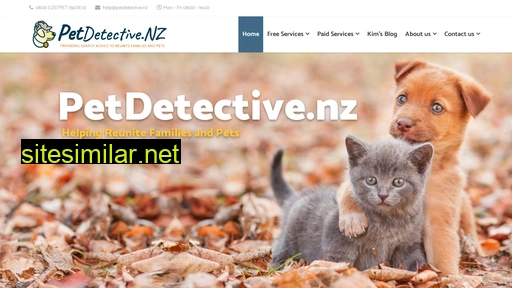 Petdetective similar sites