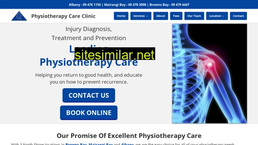 physiotherapycare.co.nz alternative sites