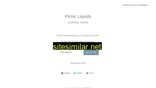 Picnicliquids similar sites