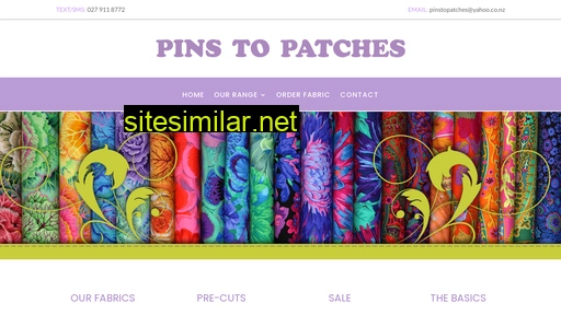 Pinstopatches similar sites