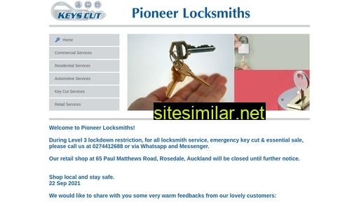 pioneerlocksmith.co.nz alternative sites