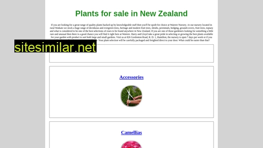 plants-nz.nz alternative sites