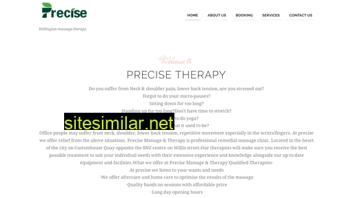 precisetherapy.co.nz alternative sites