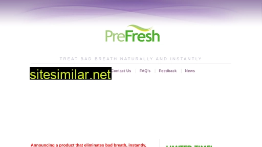 prefresh.co.nz alternative sites
